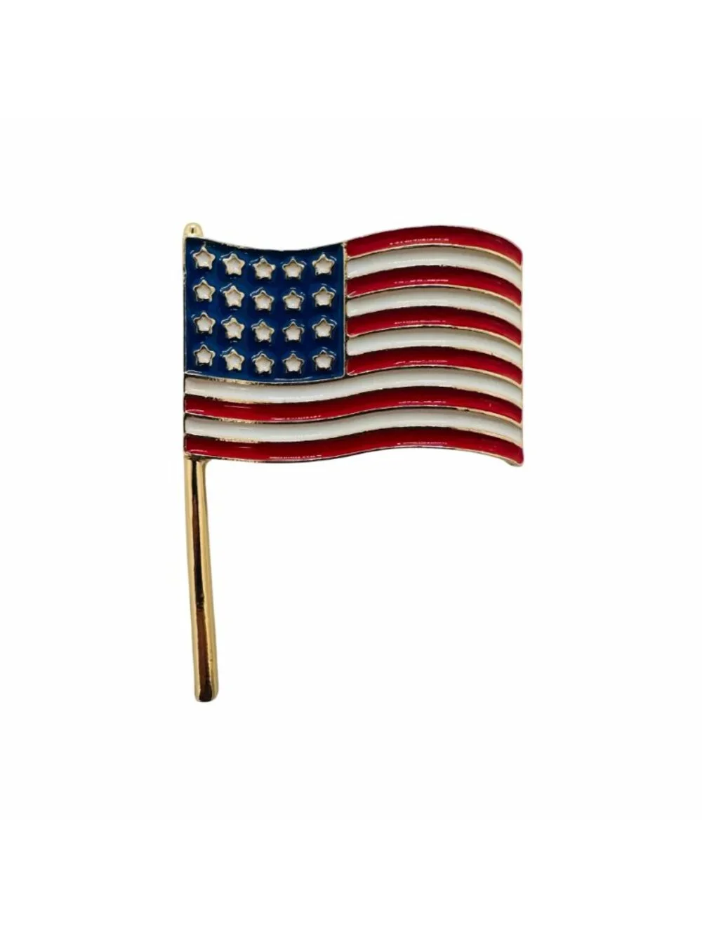 🇺🇸USA American Flag Pin Classic Enamel Brooches National Flag Metal Lapel Pin